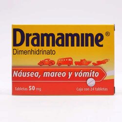 Dramamine 24 Tabletas 50 Miligra
