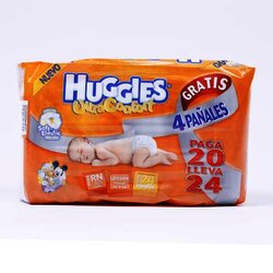 Pañal Recien Nacido 24 Pieza