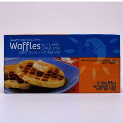Waffles Crema De Mantequilla 8 Pieza