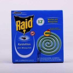 Insecticida Raidolitos Verde 6 Pieza
