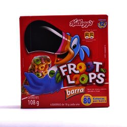 Barra De Cereal Froot Loops 6 Pieza