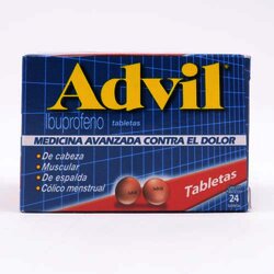 Advil 24 Tabletas 200 Miligr