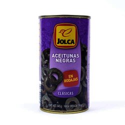 Aceitunas Negras En Rodajas 345 Gramos