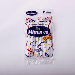 Tenedor Pastelero Desechable 25 Pieza