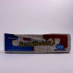 Servilletas Bu-900 Blanco 500 Hojas