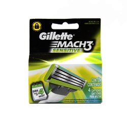 Cartuchos Afeitar Sensitive Mach3 4 Pieza