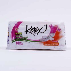 Toalla Alas Anatomica 10 Pieza