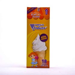 Cono Para Nieve Tipo Vaso 18 Pieza