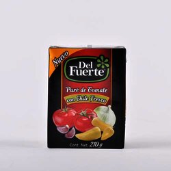 Pure De Tomate Chile Fresco 210 Gramos