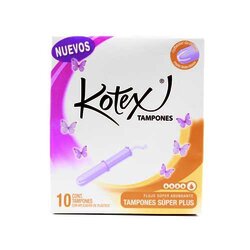 Tampones Super Plus 10 Pieza