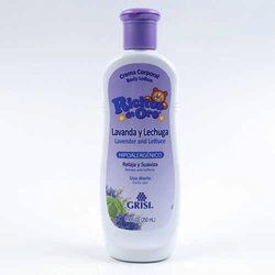 Crema Corporal Bebe Lavanda Y Lechu 250 Milili