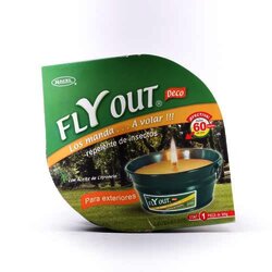 Repelente De Insectos Vela Citronela 1 Pieza