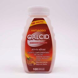 Calcid Frasco Surtido 100 Pastil