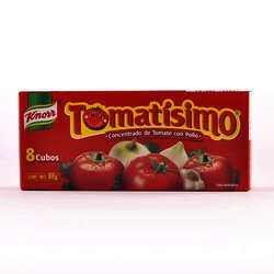 Consomes Concentrado 8 Cubos Tomate Con 88 Gramos