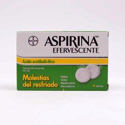Aspirina Ad 12 Tabletas Efervecente 500 Miligr