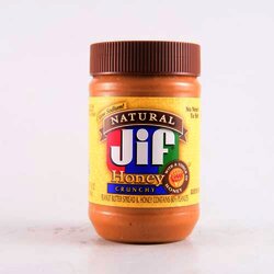 Crema De Cacahuate Natural Con Miel 454 Gramos