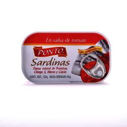 Sardina Salsa De Tomate 120 Gramos