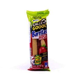 Galleta Barritas Fresa 64 Gramos
