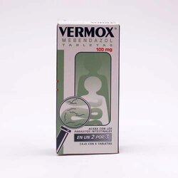 Vermox 6 Tabletas 100 Miligr