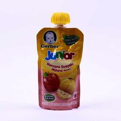Postre Junior Manzana Guayaba Y Platano 120 Gramos