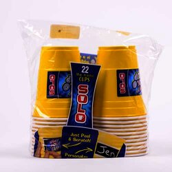 Vaso De Plastico Write On 18 Oz 22 Pieza