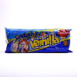 Galleta Sandwich Jr Vainilla 12 Pieza