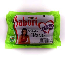 Salchicha De Pavo Omega 500 Gramos
