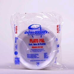 Plato Termico Pastelero No.6 Blanco 20 Pieza