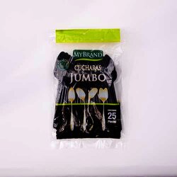 Cucharas De Plastico Premium Jumbo 25 Pieza