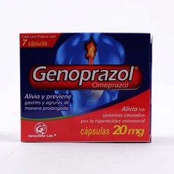 Genoprazol 7 Capsulas 20 Miligra