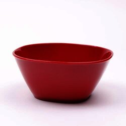 Tazon Cuadrado 600ml Magic Rojo 1 Pieza