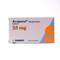 Avapena 20 Tabletas 25 Miligra