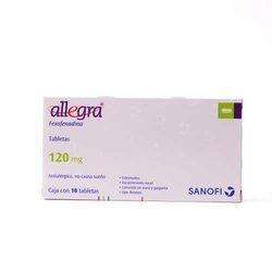 Allegra 10 Comprimidos 120 Miligr