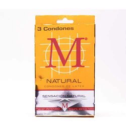 Preservativo M-Force Natural 3 Pieza