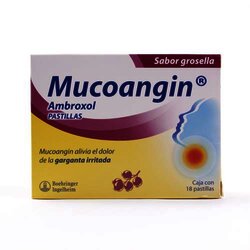 Mucoangin 20 Mg Grosella 18 Pastill