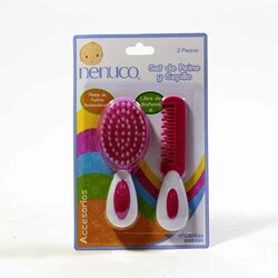 Set De Peine Y Cepillo Bebe 2 Pieza