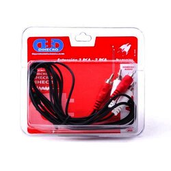 Extension 2rca-2rca 1.8 Metros Audio Neg 1 Pieza