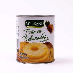 Fruta En Almibar Rebanadas De Piña P-48 820 Gramos