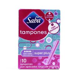 Tampones Super Plus 10 Pieza