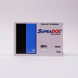 Supradol 10 Tabletas 10 Miligra