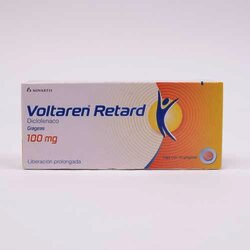 Voltaren Retard 10 Grageas 100 Miligr