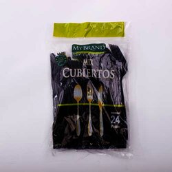 Cubiertos Desechables Premium 24 Pieza