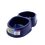 Comedero Plastico Para Mascota Doble Gra 1 Pieza