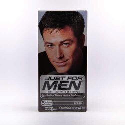 Tinte Shampoo Negro 60 Mililit