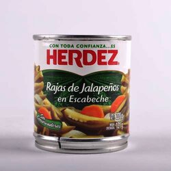 Chile Jalapeño Rajas 220 Gramos