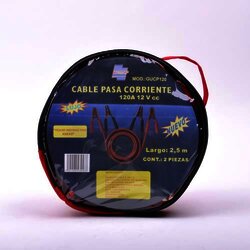 Cable Pasa Corriente 120 Amperes Rojo 2.5 Metro