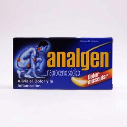Analgen 20 Tabletas 220 Miligr