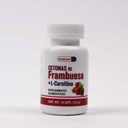 Cetonas De Frambuesa + L-Carnitina 30 Capsula