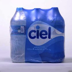Agua Purificada 6 Pack 1 Litro