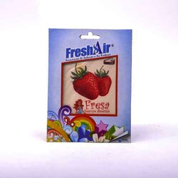 Aromatizante Auto Tarjeta Fresa 1 Pieza